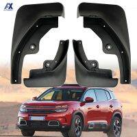 4Pcs Mud Flaps สำหรับ Citroen C5 Aircross 2017-On Mudflaps Splash Guards Flap Mudguards Fender 2018 2019 2020 Oeoem #1636054780