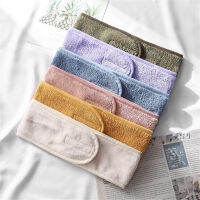 Soft Toweling อุปกรณ์เสริมผมหญิง Headbands สำหรับล้างหน้า Bath แต่งหน้าผม Band ผู้หญิงปรับสปา Facial Headband