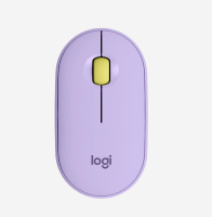 เมาส์ไร้สาย Logitech Bluetooth &amp; Wireless Mouse M350 Pebble Lavender