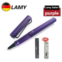 LAMY Safari Rollerball Pen （สีม่วง）ของแท้100% ปากกาโรลเลอร์บอล ลามี่ , ไส้ปากกาโรลเลอร์บอล LAMY M63 หัว M