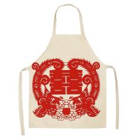 Chinese Styles Apron Brief Adult Apron Kitchen Baking Cooking Accessories Bib Aprons Pinafore Cleaning Tools Aprons