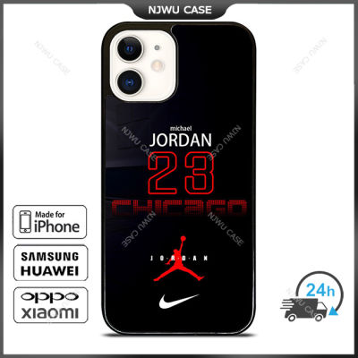 Jordan 23 Chicago Phone Case for iPhone 14 Pro Max / iPhone 13 Pro Max / iPhone 12 Pro Max / XS Max / Samsung Galaxy Note 10 Plus / S22 Ultra / S21 Plus Anti-fall Protective Case Cover