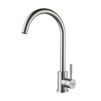 LEDEME Kitchen Faucet Stainless Steel Single Handle Single Hole Tap Brushed Kitchen Mixer Kitchen Faucets Taps L74998A-4 3