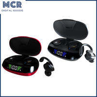 MCR VV2เบสสเตอริโอหูฟังเอียบัดไร้สายพร้อมเคสชาร์จจอแสดงผล LED ไร้สายหูฟังสำหรับวิ่งออกกำลังกายในยิม