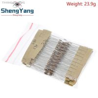 ✈♚ 600pcs/set 30 Kinds 1/6W Resistance 5 Carbon Film Resistor Pack Assorted Kit 1K 10K 100K 220ohm 1M Resistors 300pcs/set