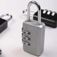 Mini 3 Digit Password Combination Lock Drawer Dormitory Cabinet Backpack Zipper LockLuggage Padlock Travel Portable Security