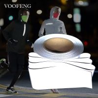 VOOFENG High Intensity Double Sides Reflective Fabric Sewing on Clothes Workwear Warning Tape for Safety Safety Cones Tape