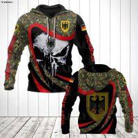 Xzx180305 germline arm CAMO NEW skull flag 3D loaded man femme zipper Hooded Sweatshirt hooded Jersey