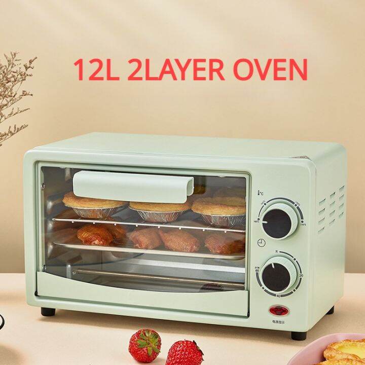 12L Mini Electric Oven 2 LAYER Multifunction Baking Machine for Baking