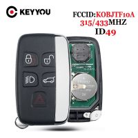 JHTJHNDTGFJHND KEYYOU 315/434Mhz รถ Remote Key สำหรับ Land Rover Discovery 4 Freelander Range Sport Evoque สมาร์ท Fob 2012-2017 FCCID KOBJTF10A