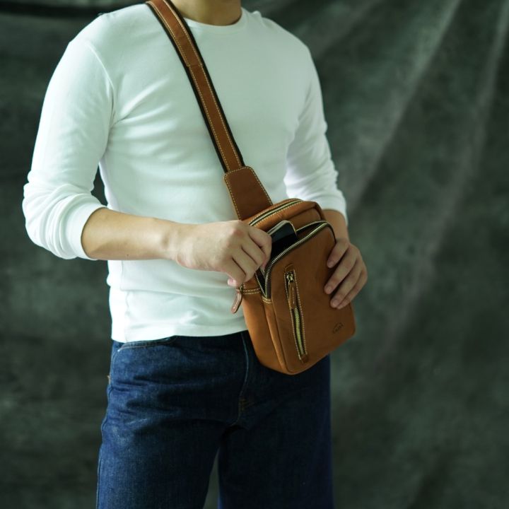 รุ่น-กระเป๋าหนังแท้คาดอก-กระเป๋าหนังแท้-รุ่น-b-lbr-1626