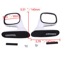 2 Pcs Universal Car RightLeft Hood Side Rear View Mirror Adjustable Wide Angle Blind Spot Auxiliary Mirrors For SUVTruck