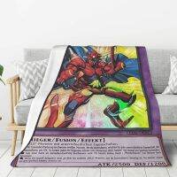 For-Yu-Gi-Oh 0803s- 12 Soft blanket high-definition printing shawl for decoration and free customization W-7535