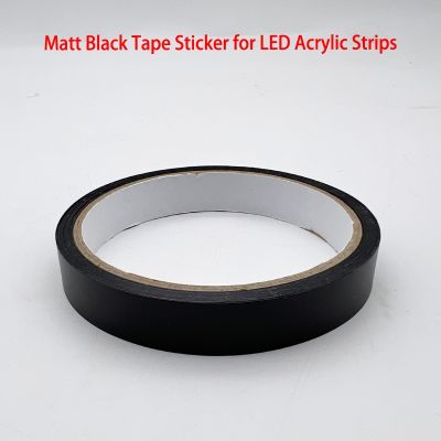 Smoke Matt Black Tape Sticker for 18 in 1 LED Acrylic Light Guide Fiber Optic Car Ambient Lights Atmosphere Not Getting Tired Bulbs  LEDs HIDs