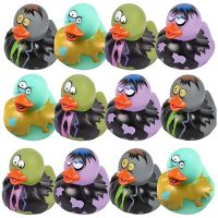 Montessori Toys 6~20PCS New And Cute Childrens Birthday Gifts Baby Bath Items Halloween Rubber Duck Pools Water Fun Hobbies