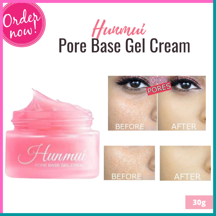100% EFFECTIVE HUNMUI Invisible Pore Based Gel Cream Makeup Base Oil ...