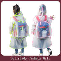 BellyLady เสื้อกันฝนเด็กแบบแฟชั่นที่มองไม่เห็นสำหรับเด็กวัยหัดเดินเด็กหญิงเด็กชาย3-12ปีเสื้อกันฝนโปร่งใสกันน้ำได้