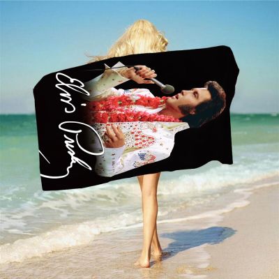 hotx 【cw】 Elvis Presley Large Dry Kids Children Beach Shawl for Swim