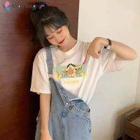 เสื้อยืดแขนสั้นการ์ตูนทิกเกอร์ฤดูร้อนขนาดพิเศษหลวมผ้าฝ้าย MT