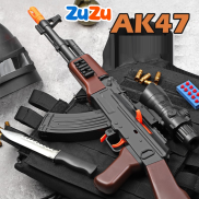 Đồ chơi súng AK 47 chất liệu nhựa ZuZu, súng đồ chơi trẻ em AK47