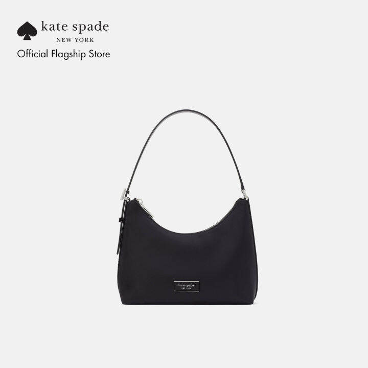 Kate Spade New York Sam Icon Nylon Small Shoulder Bag Black