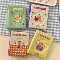 Kawaii Bear 3 Inch Photocard Holder Polaroid Kpop Album Collect Book 40 Pockets Idol Photo Card Sleeves Storage Book Stationery