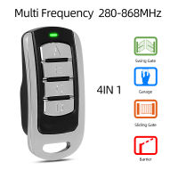 280MHz-868Mhz รีโมทคอนโทรล 4 in 1 หลายความถี่ Copy รีโมทคอนโทรล Electric Garage Controller 433 315mhz Fixed Rolling Code-srng633433