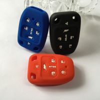 ✷▫✱ Keyless FOB Shell Silicone Holder Bag For Honda Odyssey EX Remote 6 Button Rubber Cover