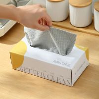 Microfiber Towel Extractive Type Lazy Disposable Rags Absorbent Kitchen Cleaning Cloth Non-stick Oil Dish Towel 1 Box of 20 Pcs Dish Cloth  Towels