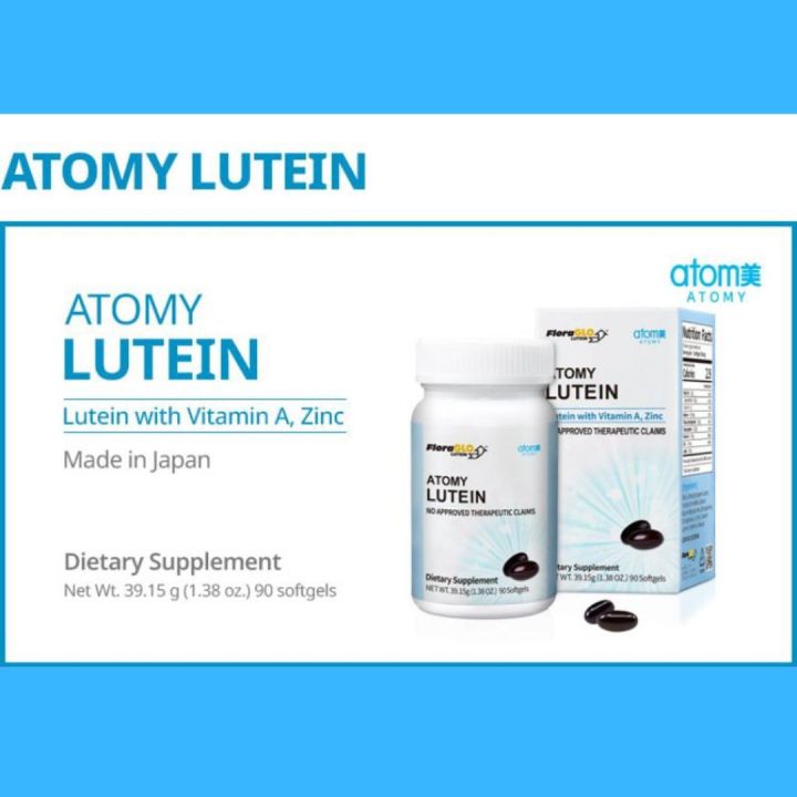 Atomy Original Eye Lutein 90 Softgels Multi-Functional Formula For ...