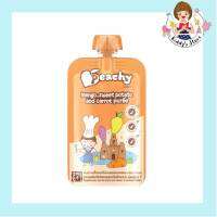 Peachy  พีชชี่ มะม่วงน้ำดอกไม้ ผสมมันเทศ และแครอทบด (สำหรับเด็ก 6 เดือน) 110g