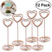 Holderplace Holders Standtable Picture Weddings Photo Number Rose Gold Heart