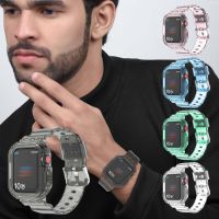 ♟ Transparent Watch Strap 45mm With Durable Protective Case compitable with iwatch Strap For Women And Men Wrist Strap