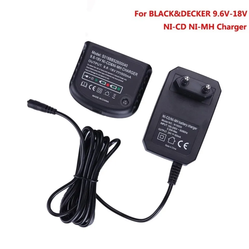 1pc For Black & Decker 9.6V-18V Ni-Cd&Ni-MH Battery Charger