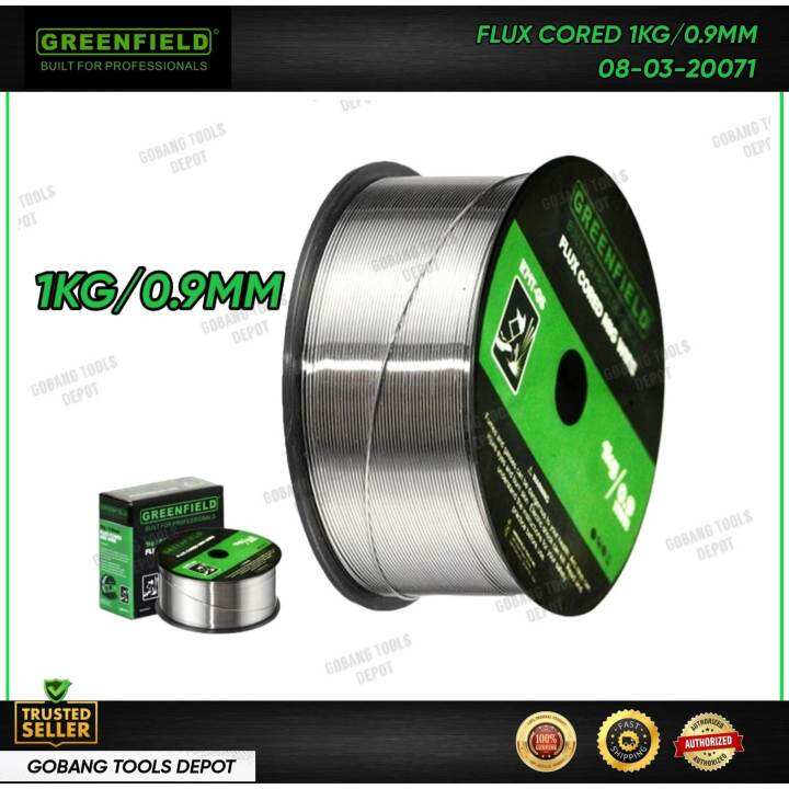 GREENFIELD 1KG/0.9mm Metal GASLESS Flux Cored Mig Wire Migweld Welding
