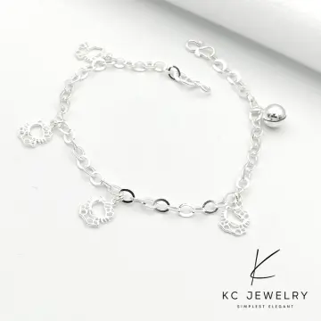 silver necklace 925 original rantai tangan wanita bracelet for