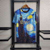 AJAX SPECIAL STARRY NIGHT VAN GOGH STYLES 2324 FOOTBALL SHIRT SOCCER JERSEY