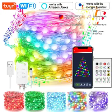 LED String Light Smart WIFI Bluetooth Tuya App Control Outdoor