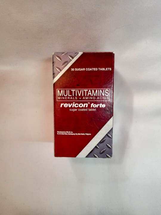 YMS Multivitamins REVICON FORTE Sugar Coated Tablet (30pcs.) Lazada PH