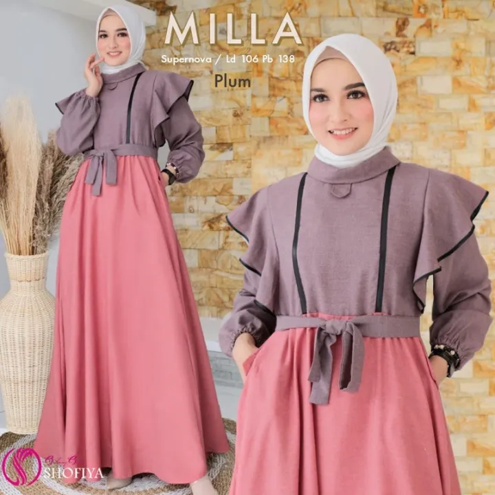 READY STOCK🇲🇾 ️🌺MILLA DRESS ORIGINAL BY SHOFIYA | Lazada