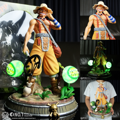 (พร้อมส่ง) อุซป Usopp ก็อบเรซิ่น (มีไฟLED) ใหญ่ พร้อมรีโมท 40 cm ลูกค้าใหม่มีส่วนลด 200.- บาท กดรับ CODE ได้เลยครับ