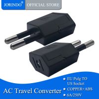 JORINDO EU TO US Europe Italy Swiss Male Plug  US plug Taiwan Japan Australia Female Plug Travel AC Power Adapter Converter Wires  Leads  Adapters