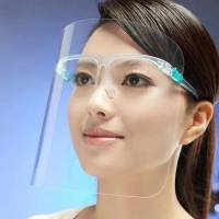 Home Appliances Face Shield เฟสชิล รุ่น (A-87) เฟสชิวแบบแว่น ไอ จาม หน้ากากนิรภัย เฟสชีล เฟลชีว ป้องกันใบหน้าจากละอองต่างๆ