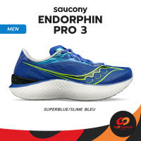 Pootonkee Sports SAUCONY Mens Endorphin Pro 3 รองเท้าวิ่ง สายสปีด มีแผ่น carbon-fiber plate