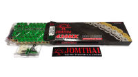 โซ่ X-ring เขียวหมุดทอง JOMTHAI 428HX-GB 132 DL สินค้ามีรับประกันของแท้ 100 เปอร์เซนต์