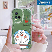 Dienya เคสสำหรับ VIVO Y21 2021 Y21G Y33s Y21s Y21e T1x 4G ลายการ์ตูนโดราเอมอนน่ารักกันกระแทกแบบใสนิ่มเคสมือถือโปร่งใสลายกล้องถ่ายรูปสร้างสรรค์เคสเรียบง่ายฝาครอบป้องกันอ่อนโยน