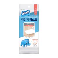 SCOTT แผ่นทำความสะอาดพื้นชนิดแห้ง SCOTT 30 แผ่น FLOOR DRY WIPES SCOTT 30-SHEET ไม้ม็อบและอุปกรณ์ อุปกรณ์ทำความสะอาด ของใช้ภายในบ้าน