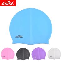 【CW】 Adult Silicone Cap Men Rubber  petal Swim Pool Caps Diving Hat protect Teens