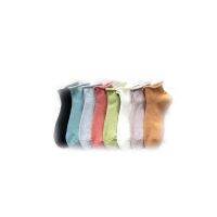 KAFU D455 Summer candy color socks solid color stockings breathable thin casual Brock