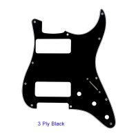 【support-Cod】 FORIDE Mall Pleroo ที่มีคุณภาพดีกีตาร์2 P90 Stratocaster กีตาร์ PICKGUARD สำหรับ11สกรูหลุม S Trat 2 P90 H Umbuckers